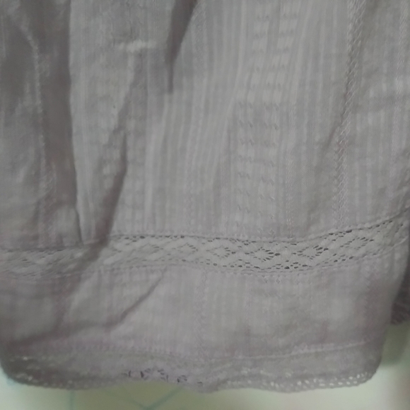 Melrose and Market XL Sleeveless Ruffle Frill Top Plus in Lavender - Picture 3 of 6